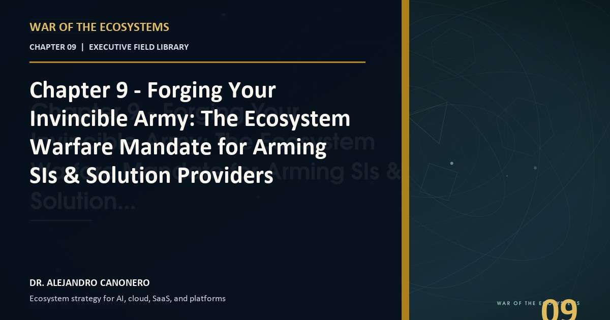 Chapter 9 - Forging Your Invincible Army: The Ecosystem Warfare Mandate for Arming SIs & Solution Providers