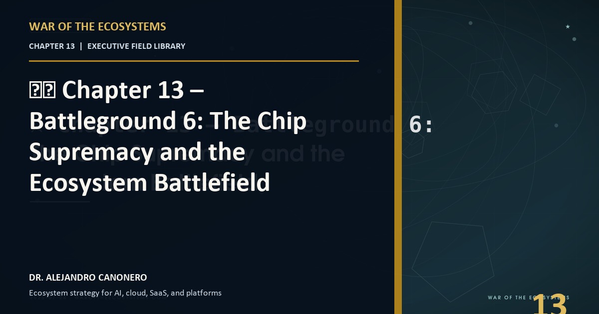 ⚔️ Chapter 13 – Battleground 6: The Chip Supremacy and the Ecosystem Battlefield