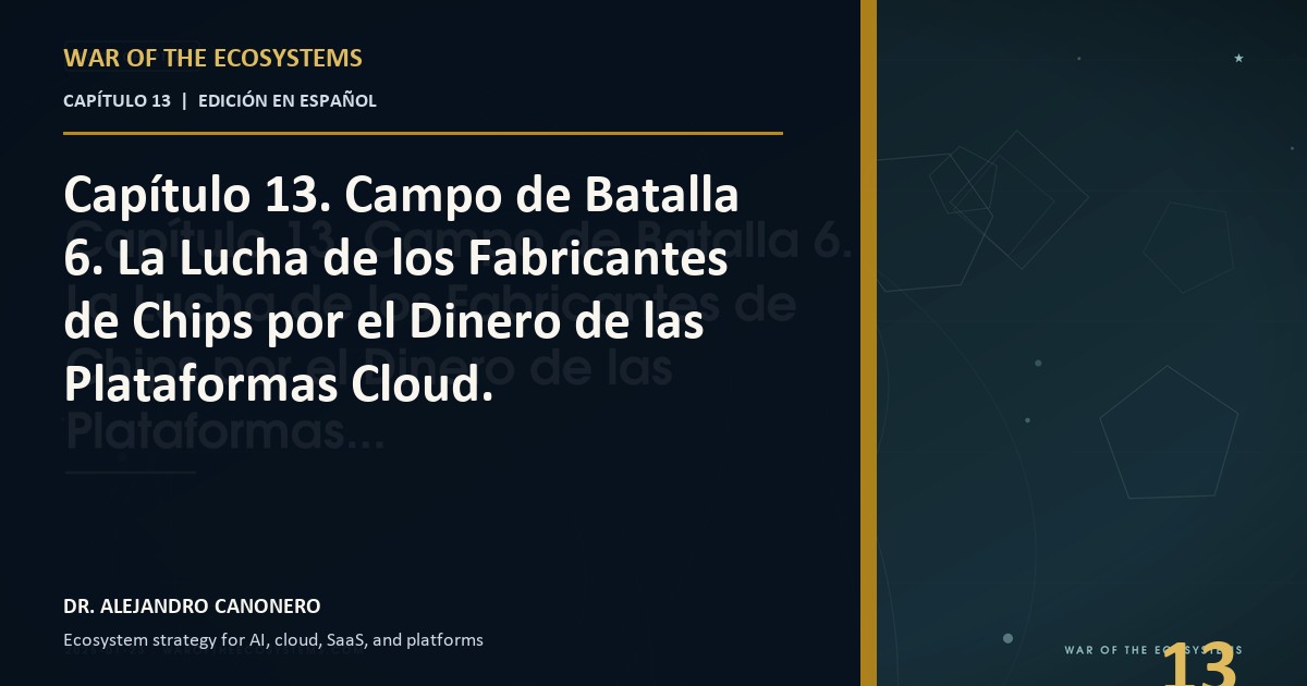 Capítulo 13. Campo de Batalla 6. La Lucha de los Fabricantes de Chips por el Dinero de las Plataformas Cloud.