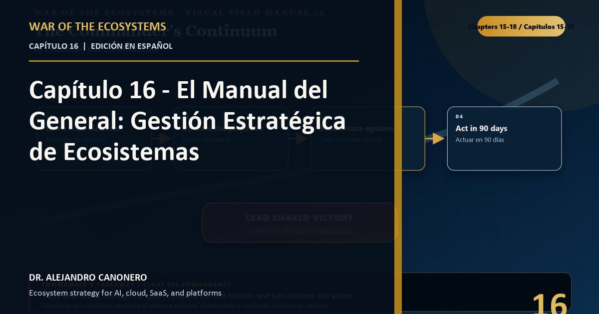 Capítulo 16 - El Manual del General: Gestión Estratégica de Ecosistemas
