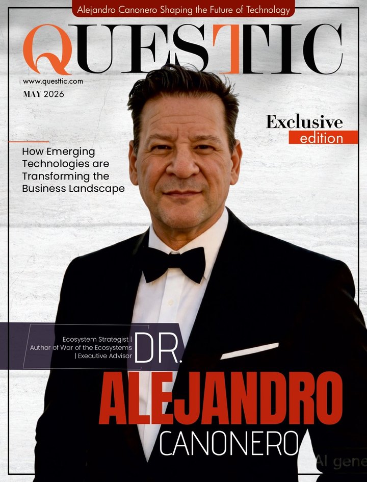 Portada de la revista Questtic con Alejandro Canonero
