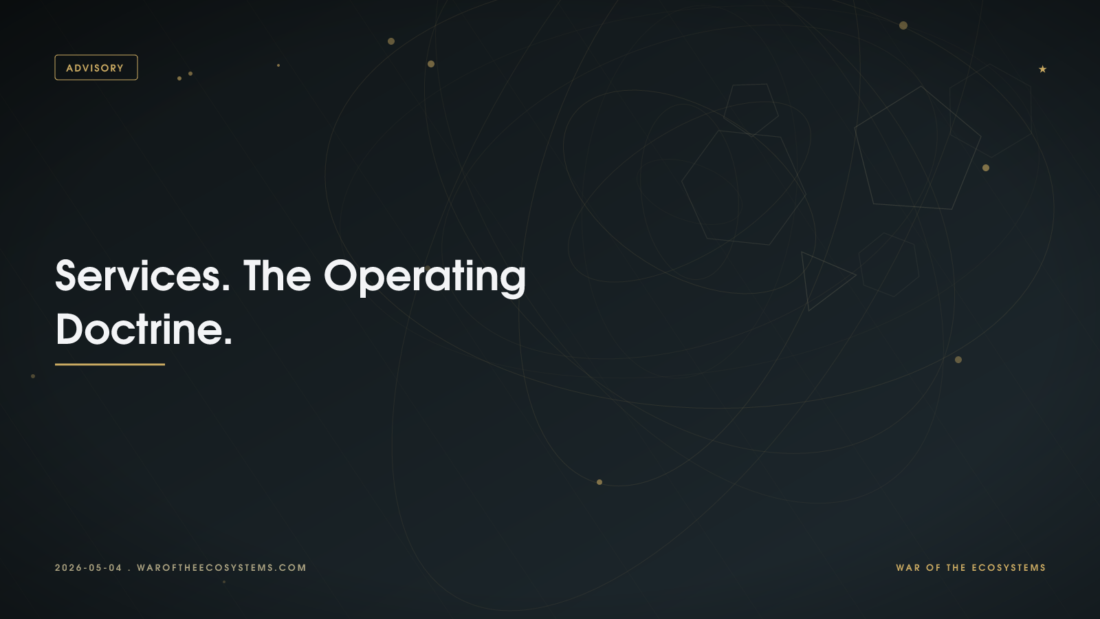 Services The Operating Doctrine