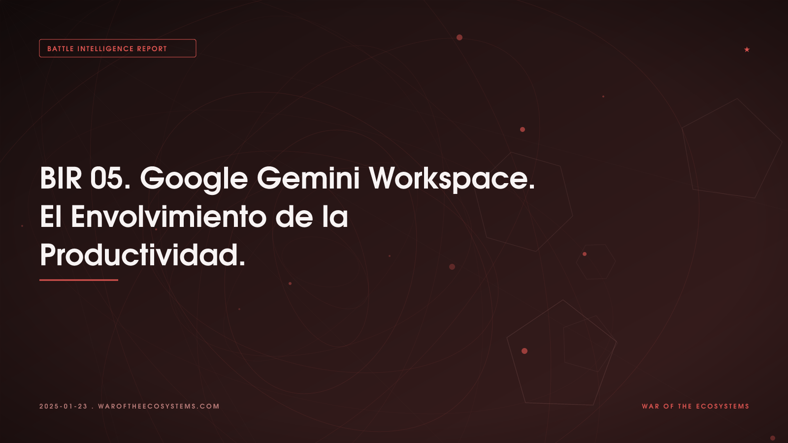 Battle Intelligence Report 05 Google Gemini Workspace El Envolvimiento De La Productividad