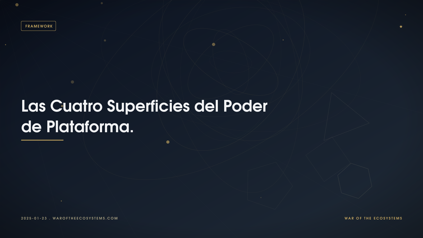 Las Cuatro Superficies Del Poder De Plataforma