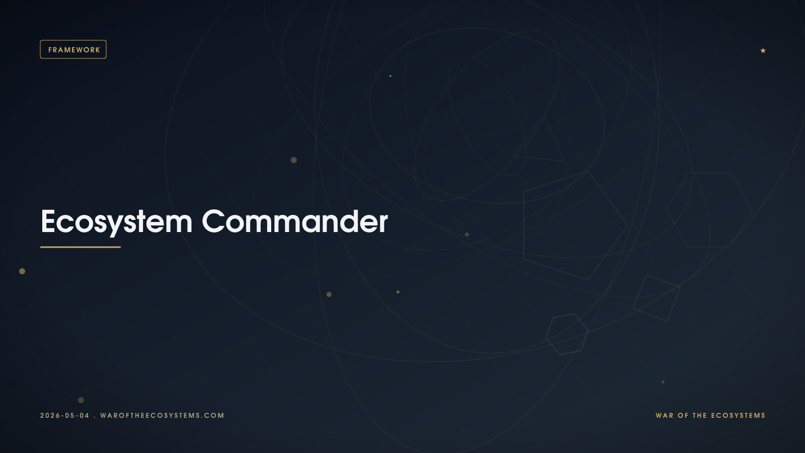 Ecosystem Commander