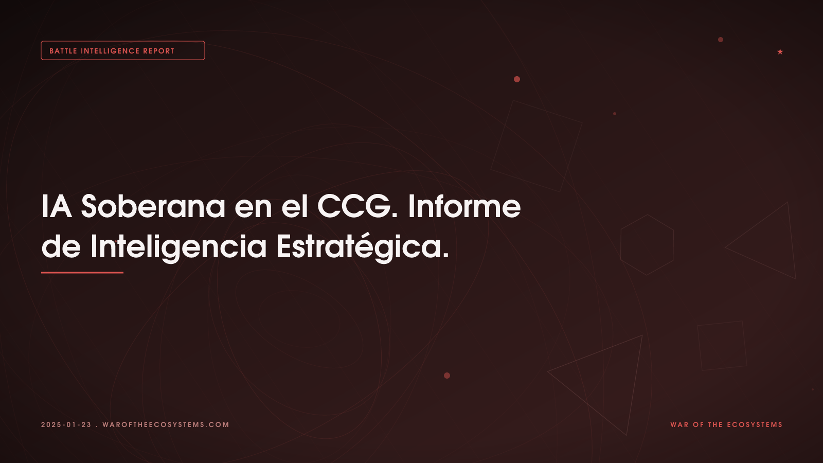 IA Soberana En El GCC Informe De Inteligencia Estratégica