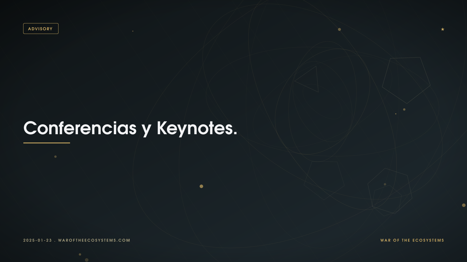 Conferencias Y Keynotes